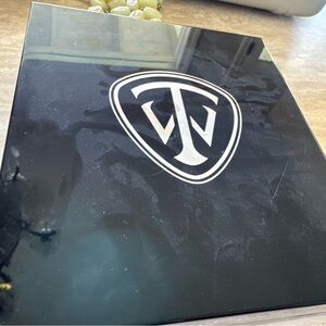 TW Black and White Logo cigar box
